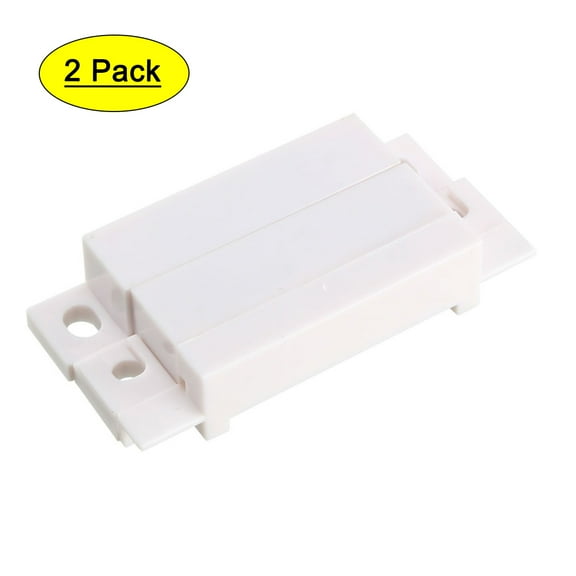 2pcs MC-31 Surface Mount Wired NC Door Sensor Alarm Magnetic Reed Switch White