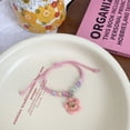 thumbnail image 1 of 2pcs Macaron Color Bracelet With Cartoon Capybara Designs Safe Plastic Material And Adjustable Strap Great Gift, 1 of 5
