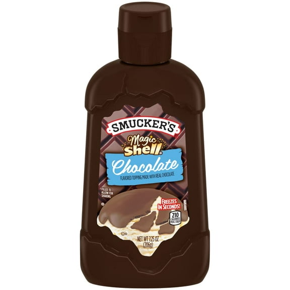 Unbranded Magic Shell Chocolate Flavored Topping, 1 Piece