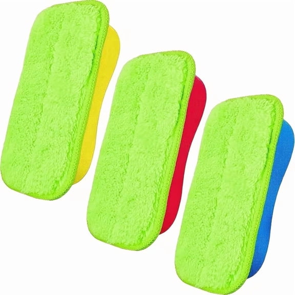 2pcs Magnetic Washable Chalkboard Erasers - Eco-Friendly Reusable Dry Erasers for Home Office Classroom Use