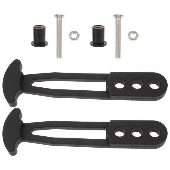 Oecoator 2pcs Marine Secure Retaining Straps Boat Yacht Latch Bands Telescoping Ladder Rubber Straps
