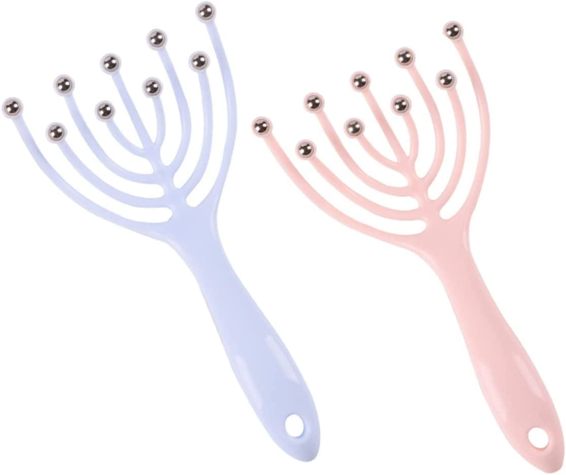 2pcs Massager Handheld Massagers Spa Head Massager Head Massager for Hair Growth Shampoo Massage Brush Handheld Therapeutic Massager Scalp Massage Tool Massager for Scalp Hairbrush