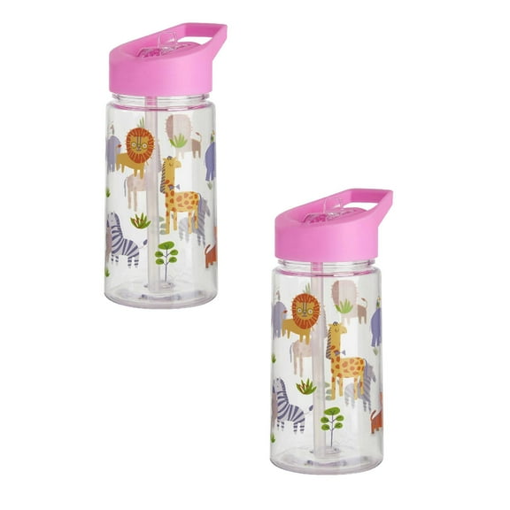 2pcs Mbxmh Children'S Water Cup A,No Spill Sippy Cups for Baby Toddler and Child Feeding Ice From Friendly Recycled Milk Princess+