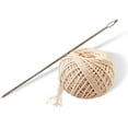 2pcs Meat Trussing Needle and Butchers Cooking Twine Kit for Sewing Up