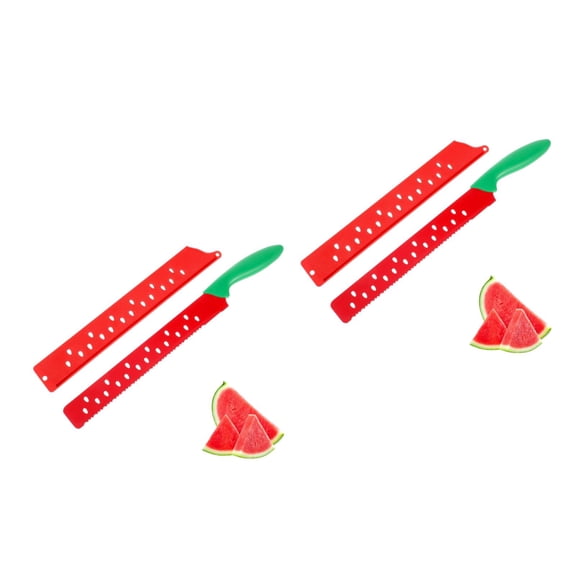 ETEREAUTY Stainless Steel Watermelon Knives, Practical Kitchen Tools for Decor, 2Pcs