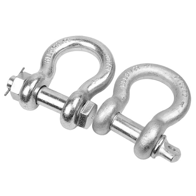 2pcs Metal Anchor Shackles D Ring Shackles Traction Anchor Shackles Replacements
