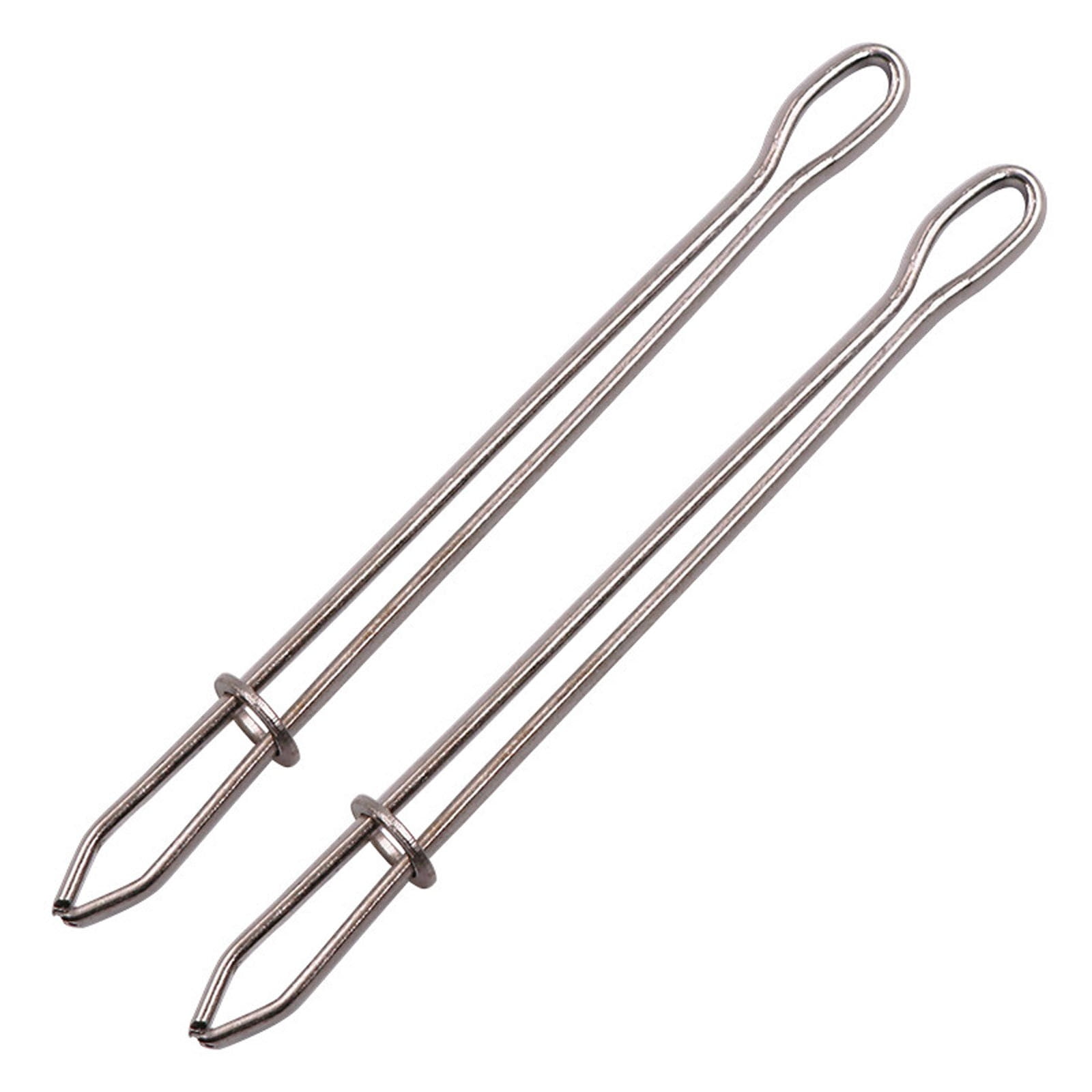 2pcs Metal Rope Threader Clip Drawstring Threaders Tool Sewing Loop ...
