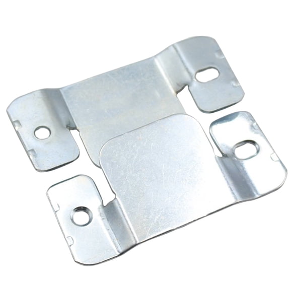 2pcs Metal Sofa Connector Brackets - Secure Couch Sectional Interlock, Anti-Slip Furniture Hardware for Living Room, Recliner, Modular Sofa with Screws & Rubber Pads