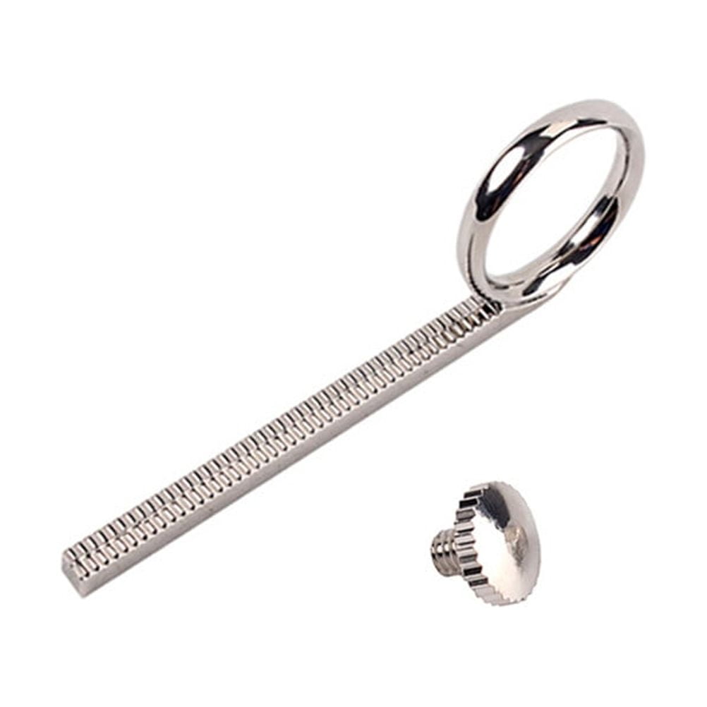 HEMOTON Metal Trumpet Finger Pull Ring Accessory Replacement for Trumpet Lovers Lightweight Silver 2pcs