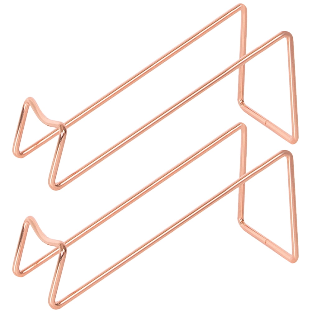 2pcs Metal Wine Bottle Holder Wine Display Rack Metal Wine Rack Iron