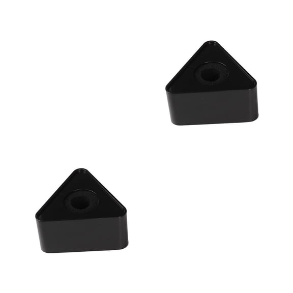 MERRYHAPY Black Triangular Microphone Logo Station with Large Display for Professional Audio and Recording Use