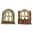 2pcs Micro House DIY Model Artificial Landscape Ornament for Fish Tank