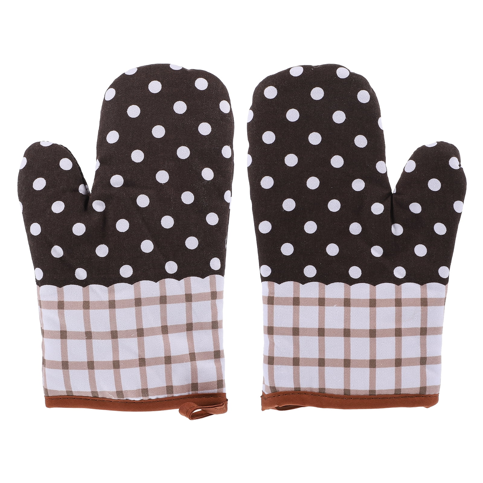 Homoyoyo Insulated Oven Mitts - Heat Resistant Duckbill Gloves, Blue, Enhanced Grip