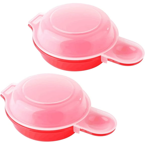 2pcs-Microwave Egg Cooker,Microwave Egg Maker,1 Minute Fast Egg Hamburg Omelet Maker Kitchen Cooking Tool