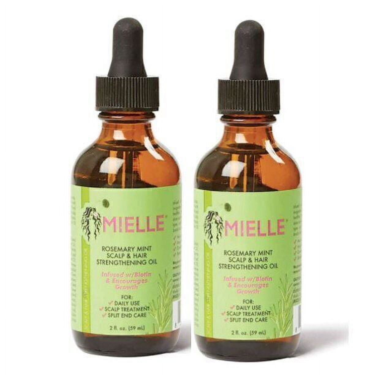 2pcs Mielle Organics Rosemary Mint Scalp and Hair Strengthening Oil