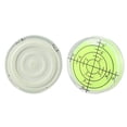 thumbnail image 1 of =2pcs Mini Bubble Level 32×7mm Horizontal Precision Bubble Level Circular Inclinometer=Bullseye=Spirit Level For Desktop Wooden, 1 of 2