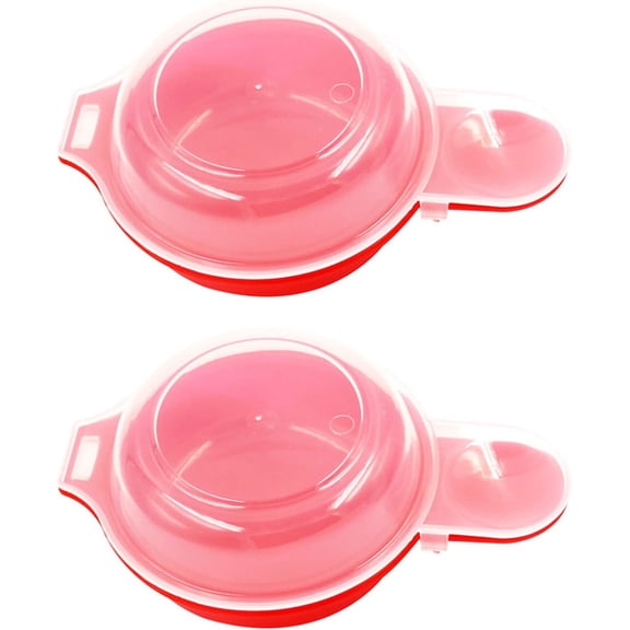 2pcs Mini Egg Burger Cooker, 1 Minute Fast Microwave Oven Eggs Cooker, Easy Use Household Kitchen Gadgets