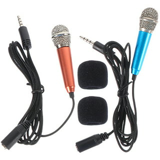 5pcs Mini Microphones Portable Vocal Tiny Microphones Phone