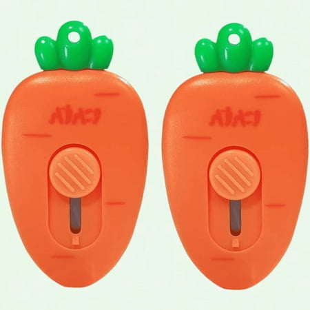 2pcs Mini Portable Knivies, Retractable Utility Knife for Envelope Slitter, Box Cutter, Paper Cutting DIY Crafts