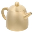 thumbnail image 1 of CIMAXIC Brass Teapot Golden Chinese Style Desktop Decor for Home and Office 2Pcs, 1 of 6