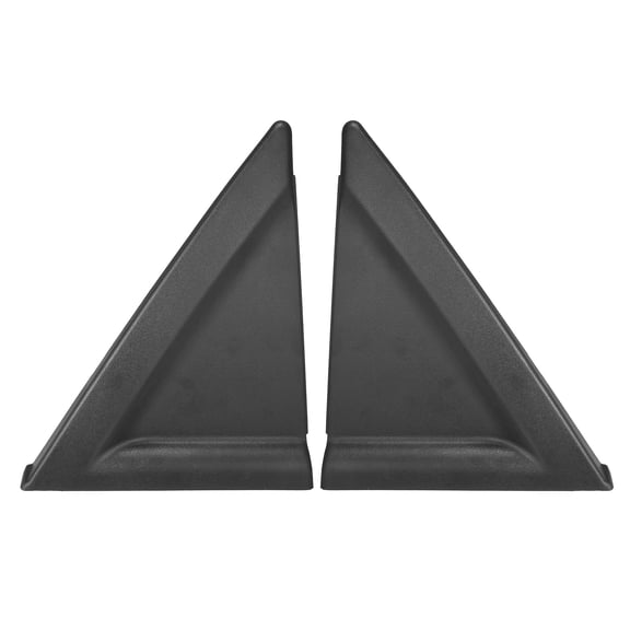2pcs Mirror Corner Triangle Fender Cover for Kia Spectra 2004-2009 Black Rear Left Right Rearview Trim