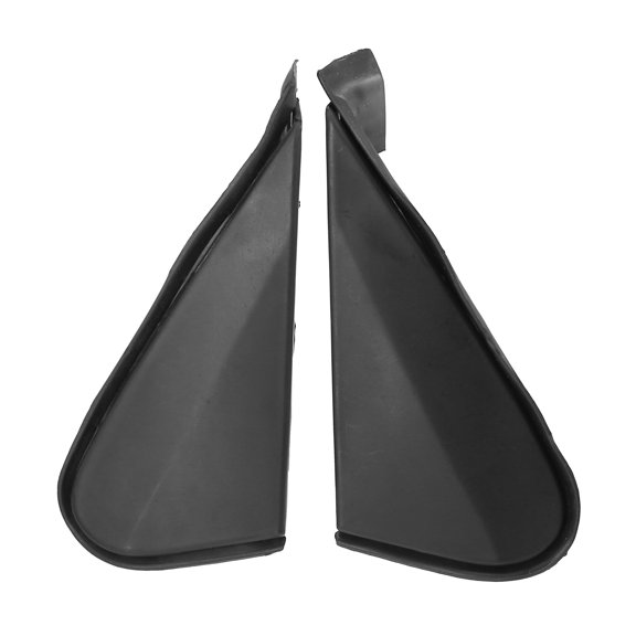 2pcs Mirror Corner Triangle Fender Cover for Toyota Land Cruiser 2008-2011 Black Front Left Right Side