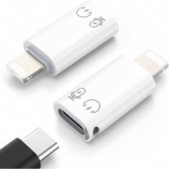 2pcs MoKo for DJI Mic Mini Universal Audio Adapter, Multi-function Converter for Wireless Microphone Receiver, Support Charging, Data Transfer and Audio Transmission