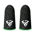 thumbnail image 1 of 2pcs Mobile Phone Gaming Finger Sleeves, Breathable Smooth Feel Gamer Compression Support Thumb Cover Anti-Sweat Mobile Gaming Stabilizer fit All Touchscreen Phone Tablet Devices (Green,1Pair), 1 of 8