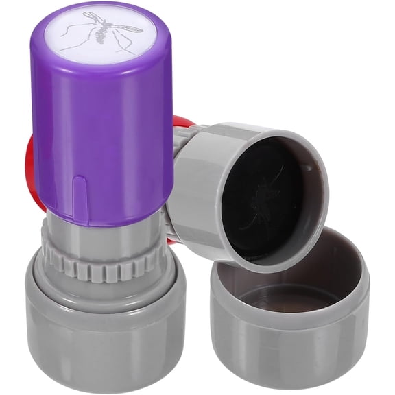 2pcs Mosquito Stamp Prank, Self-Inking Fake Bug Stamper Realistic Simulation for April Fools Birthday Party Holiday Fun