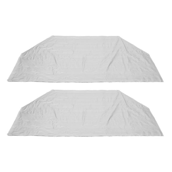 2pcs Heavy Duty Motorcycle Covers Outdoor Motorbike Protective Shield Set for Bikes
