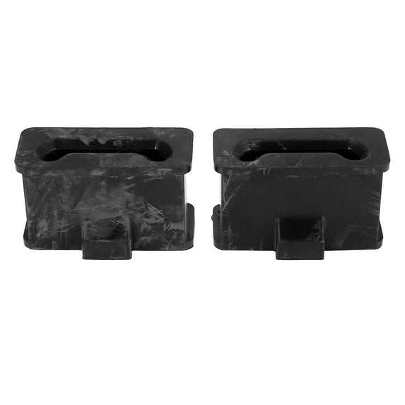 2pcs Motorcycle Rubber Muffler Mounts Holder Bracket Hanger 65724-85 Black for Harley-Davidson FL Trike 1985-2017