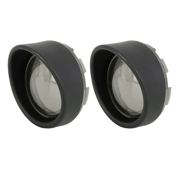 2pcs Motorcycle Visor-Style Turn Signal Bezel Lens Cover Smoked Color for Harley Davidson