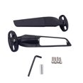 thumbnail image 1 of 2pcs Motorcycle Wind Wing Mirror Multi Angle Adjustable Rotating Rear View, 1 of 13