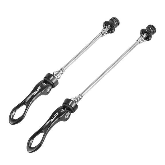 2pcs Mountain Bike Bicycle Wheel Quick Release Lever Front Rear Skewer Wheel Hub Lever Black