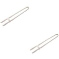 thumbnail image 1 of CIMAXIC Beige Kitchen Tongs, Multi-Function for Bread, Desserts, and Cooking, 2Pcs, 1 of 5