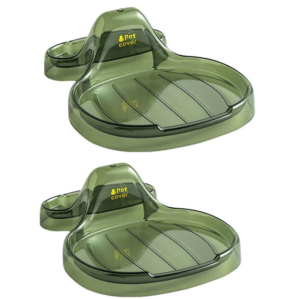 2pcs Multifunction Pot Lid Holder Kitchen Spatula Rack, Versatile Pot