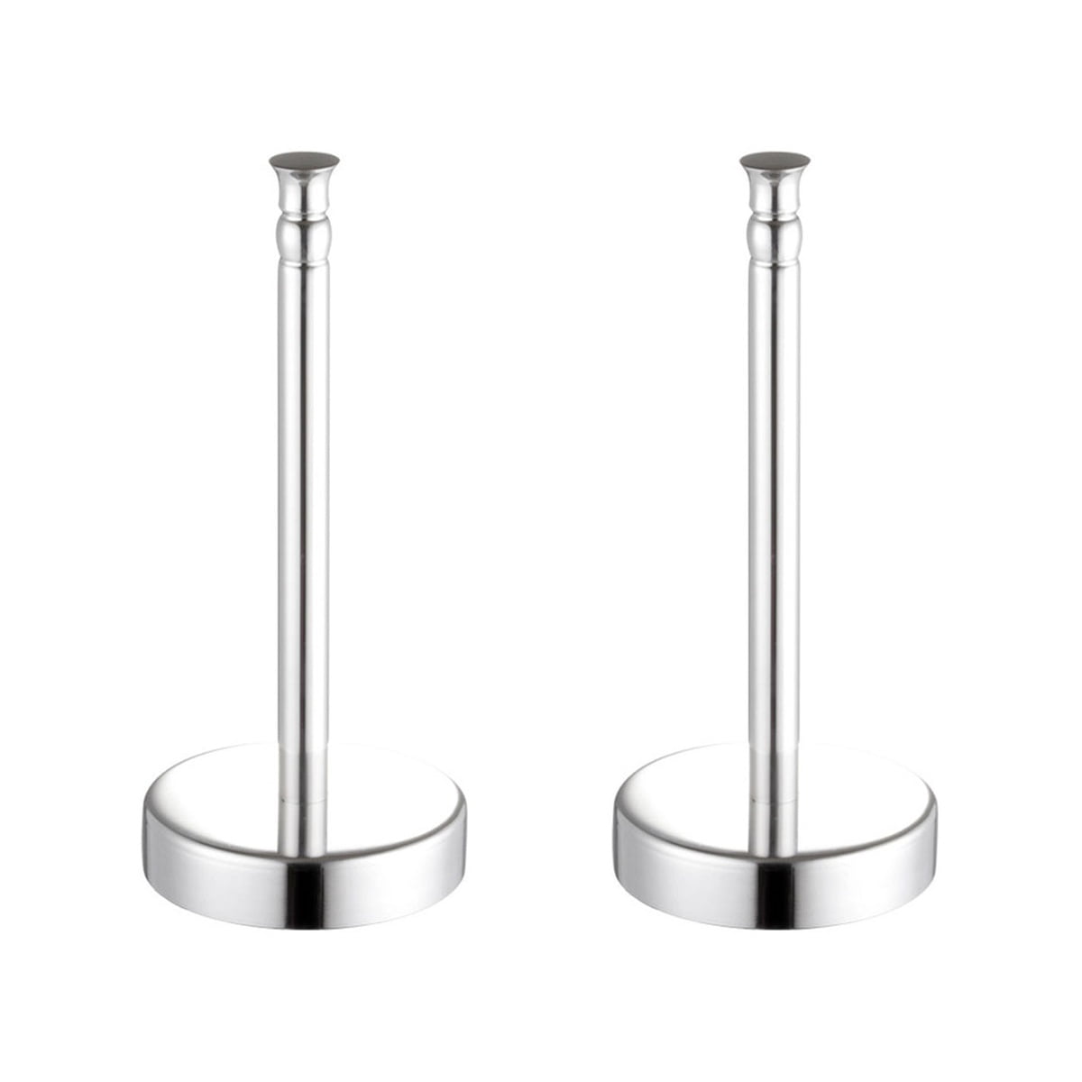 2pcs Multifunction Standing Paper Holder Stainless Steel Kitchen Tissue