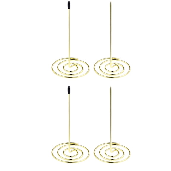 CIMAXIC Premium Golden Metal Bill Holder and Receipt Needle Folder for Office