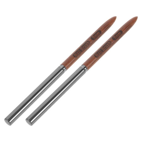 2pcs Nail Art Line Drawing Brush Manicure Pen Nail Dotting Tool Thin Nail Brush Nail Art Accessory For Professional Nail Salon And Home Manicure