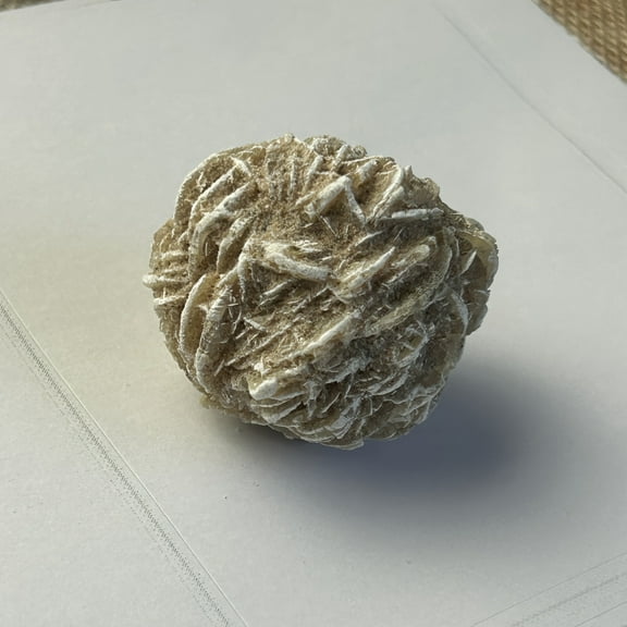 2pcs Natural Desert Rose Quartz Stone | 3-3.5cm Mineral Specimen | Collectible Decor Healing Crystal