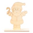 2pcs Natural Wooden Chip Christmas Kid Painting Board Tabledesk