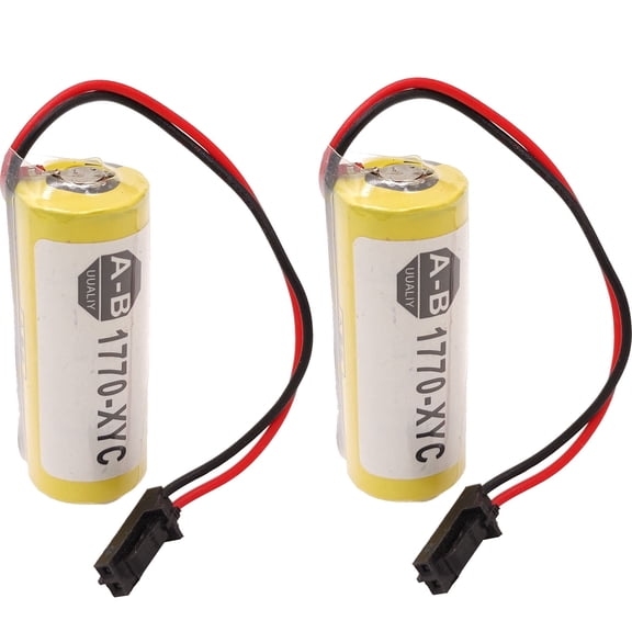 2pcs New 1770-XYC Battery 3V 1800mAh For Allen Bradley PLC 1770-XYC/A 1770-XYB