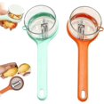 thumbnail image 1 of 2pcs New with Box Storage Kitchen Special Fruitpeeler, Peeler with Container, Peelers for Home Kitchen Fruit Peeling Supplies, Sided Stainless Steel Blade, 1 of 6