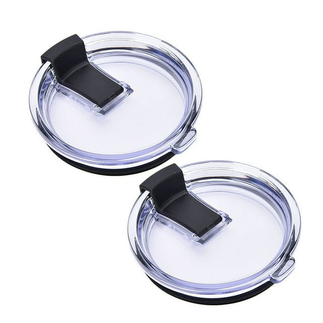 2pcs New Leak Spill Proof Lid for 20 oz and Other Tumblers (Black