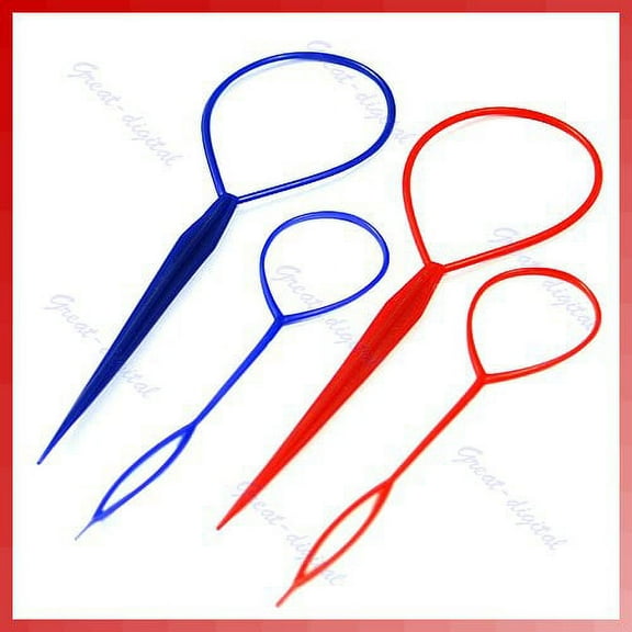 2pcs New Topsy Hair Braid Tail Ponytail Maker Styling Tool