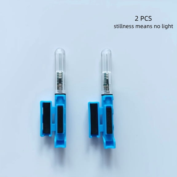 2pcs Newest Fishing Rod Tip Light, Auto-Sensor LED Night Light for Spinning/Casting/Sea Fishing Rods, Bright Luminous Alert Lamp for Night Anglers And Fishing Enthusiasts
