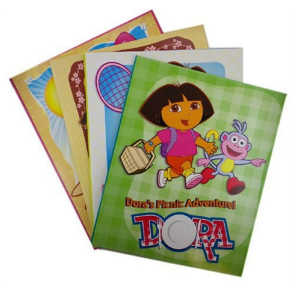 2pcs Nickelodeon Dora The Explorer Folders - 2 pcs school folders set (assorted colors)