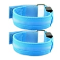 thumbnail image 1 of 2pcs Night Running Arm Line LED Outdoor Sports USB Rechargeable Wristband Safety Leg Warning Wristband Blue,2 * LED Flashing Arm Strap,Blue, 1 of 6