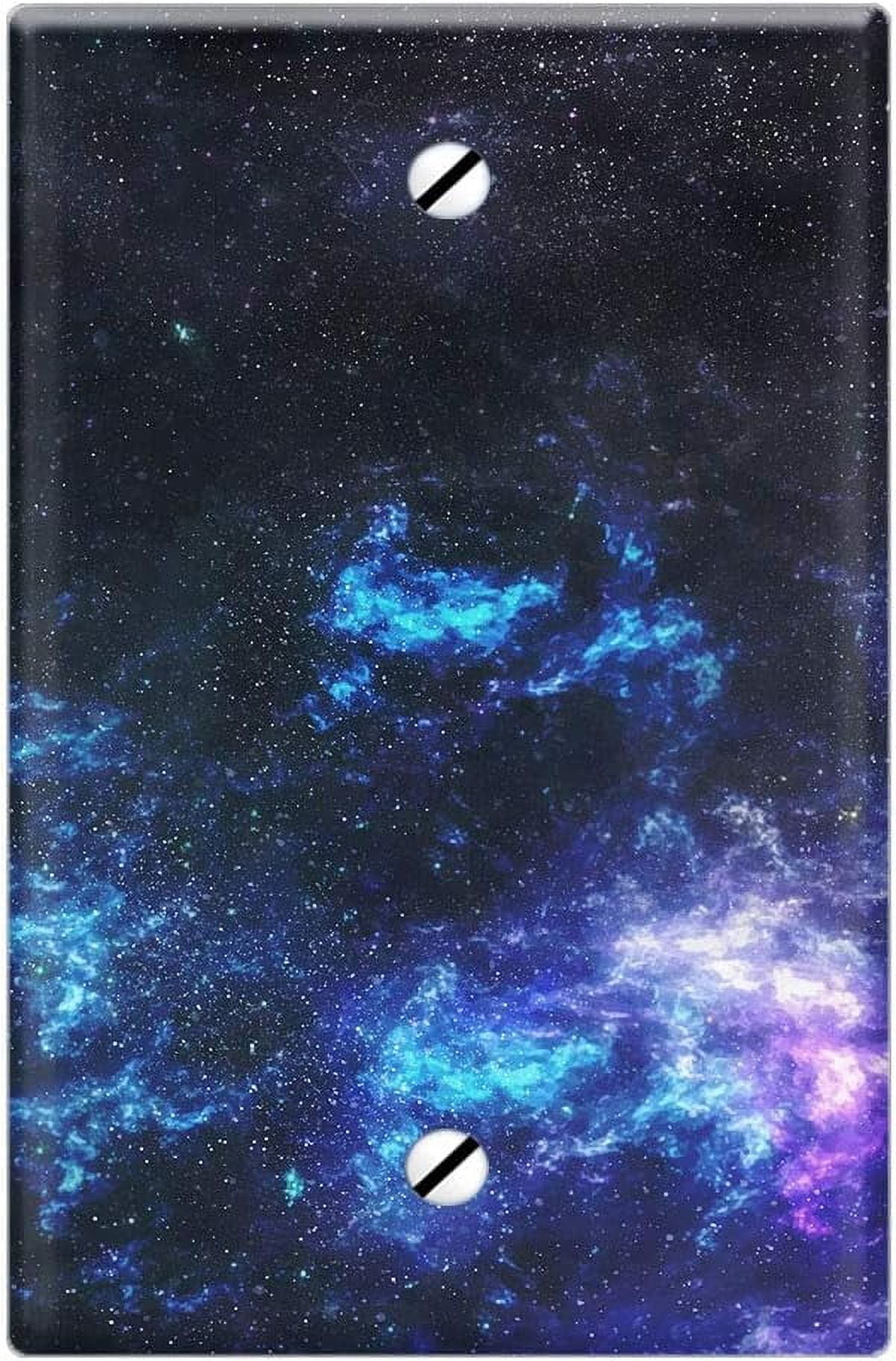 2pcs No Device Blank Switch Plate/Wall Plate Cover Galaxy Star Space