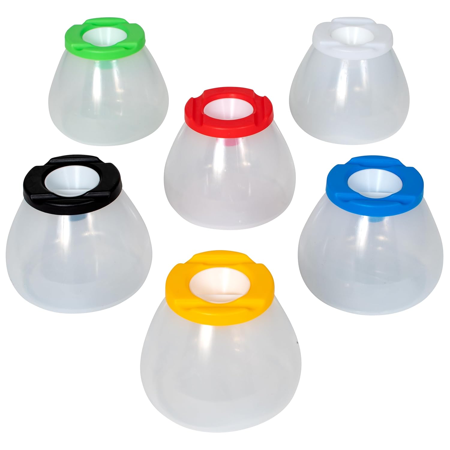 2pcs No Spill No Tip Paint Pots Set of 6 SpillProof and TipProof